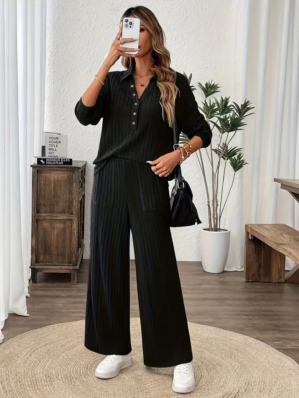 Completo ambra a due pezzi