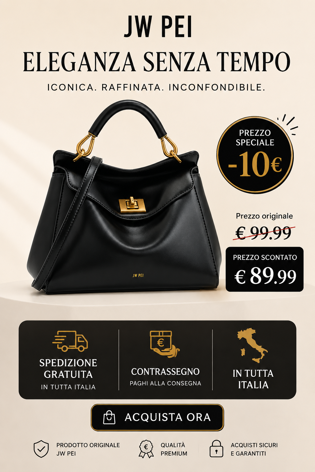 JW PEI Lucia Classic Top Handbag
