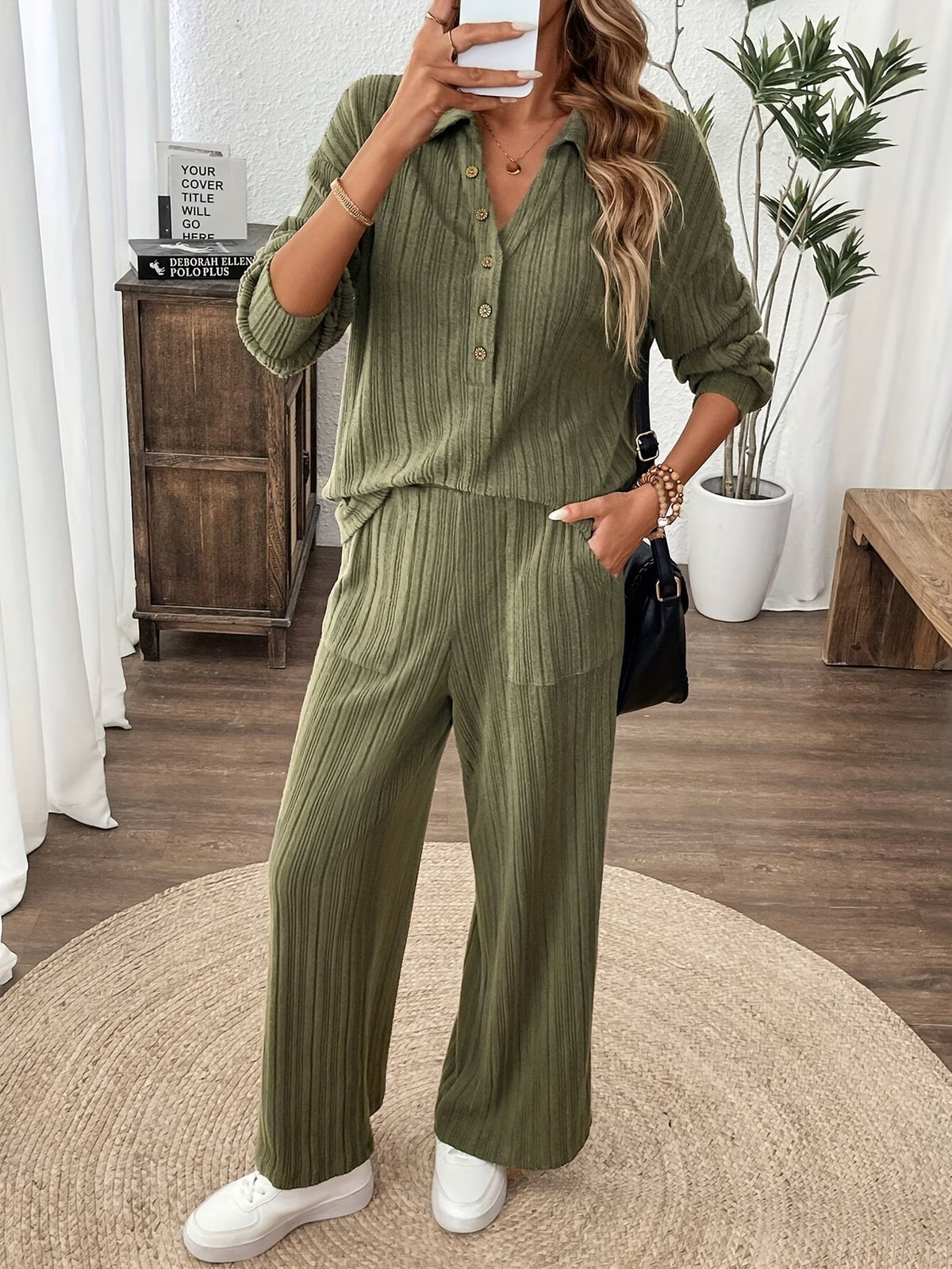 Completo ambra a due pezzi